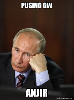 Contemplative Putin