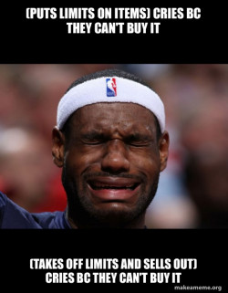 Lebron Crying