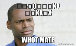 Confused Black Man