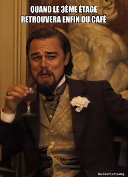 Leonardo DiCaprio Laughing Django