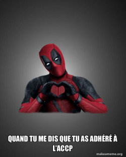Deadpool Heart Hands