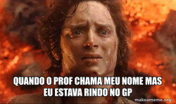 Frodo it's over it's done