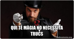 Magician (for my next trick)