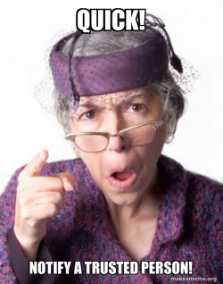 Disapproving Grandma