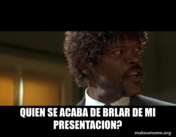 Samuel L Jackson from Pulp Fiction