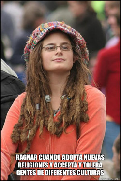 Female College Liberal - Bad Argument Hippie