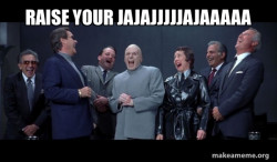 Dr Evil and Henchmen laughing - and then they said