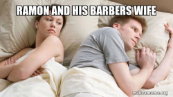 Couple thinking in bed