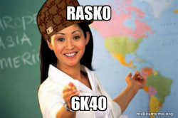 Scumbag Teacher