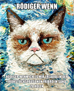 Vincent Van No - Grumpy Cat