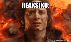 Frodo it's over it's done