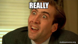 Sarcastic Nicholas Cage