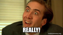 Sarcastic Nicholas Cage