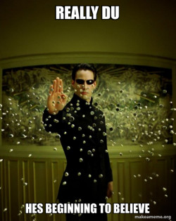Neo Stopping Bullets