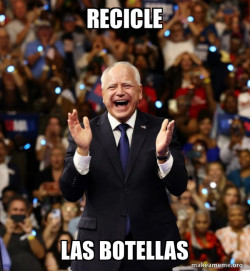 Happy Tim Walz