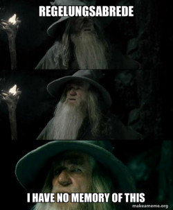 Confused Gandalf