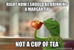 Kermit Drinking Tea