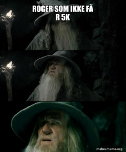 Confused Gandalf