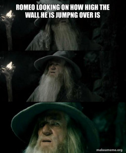 Confused Gandalf
