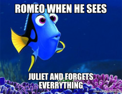Dory from Nemo  (5 second memory)