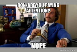 Ron Burgundy - boy that escalated quickly
