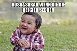 Evil, scheming toddler