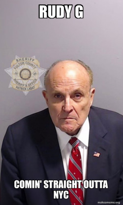 Rudy Giuliani Mugshot