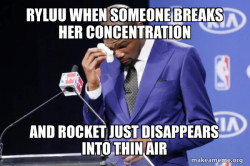 rocket needs a break