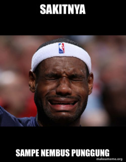 Lebron Crying