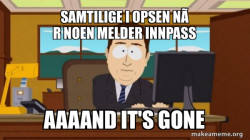 aaaand its gone