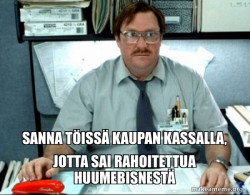 Milton from Office Space