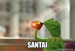 Kermit Drinking Tea