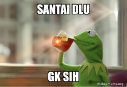 Kermit Drinking Tea