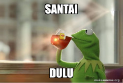 Kermit Drinking Tea