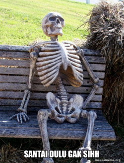 Waiting Skeleton