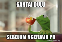 Kermit Drinking Tea