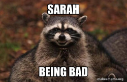 Evil Plotting Raccoon