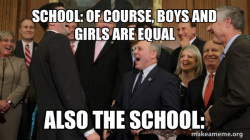 And then we told them