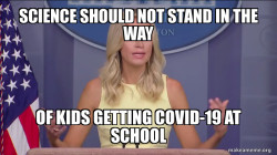 science should not stand in the way