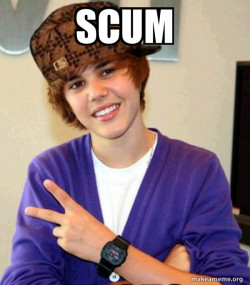 Scumbag Justin Bieber