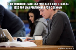 Conscientious College Senior