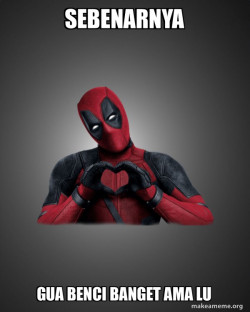 Deadpool Heart Hands