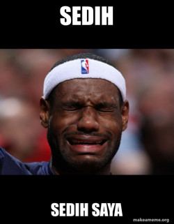 Lebron Crying
