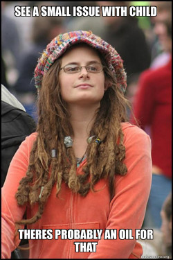 Female College Liberal - Bad Argument Hippie