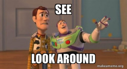 Buzz and Woody (Toy Story) Meme
