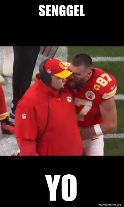 Travis Kelce and Coach