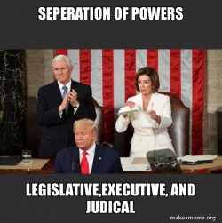Nancy Pelosi ripping Trump's speech up