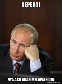 Contemplative Putin