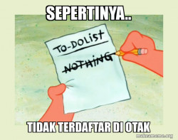 To Do List - Nothing