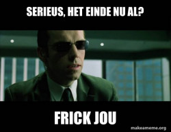 Agent Smith from the Matrix